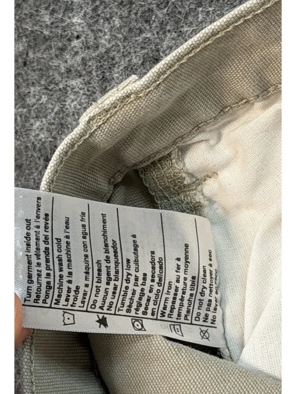 Carhartt Relaxed Fit Carpenter Work Shorts Khaki Tan Mens 42 Cotton Stretch